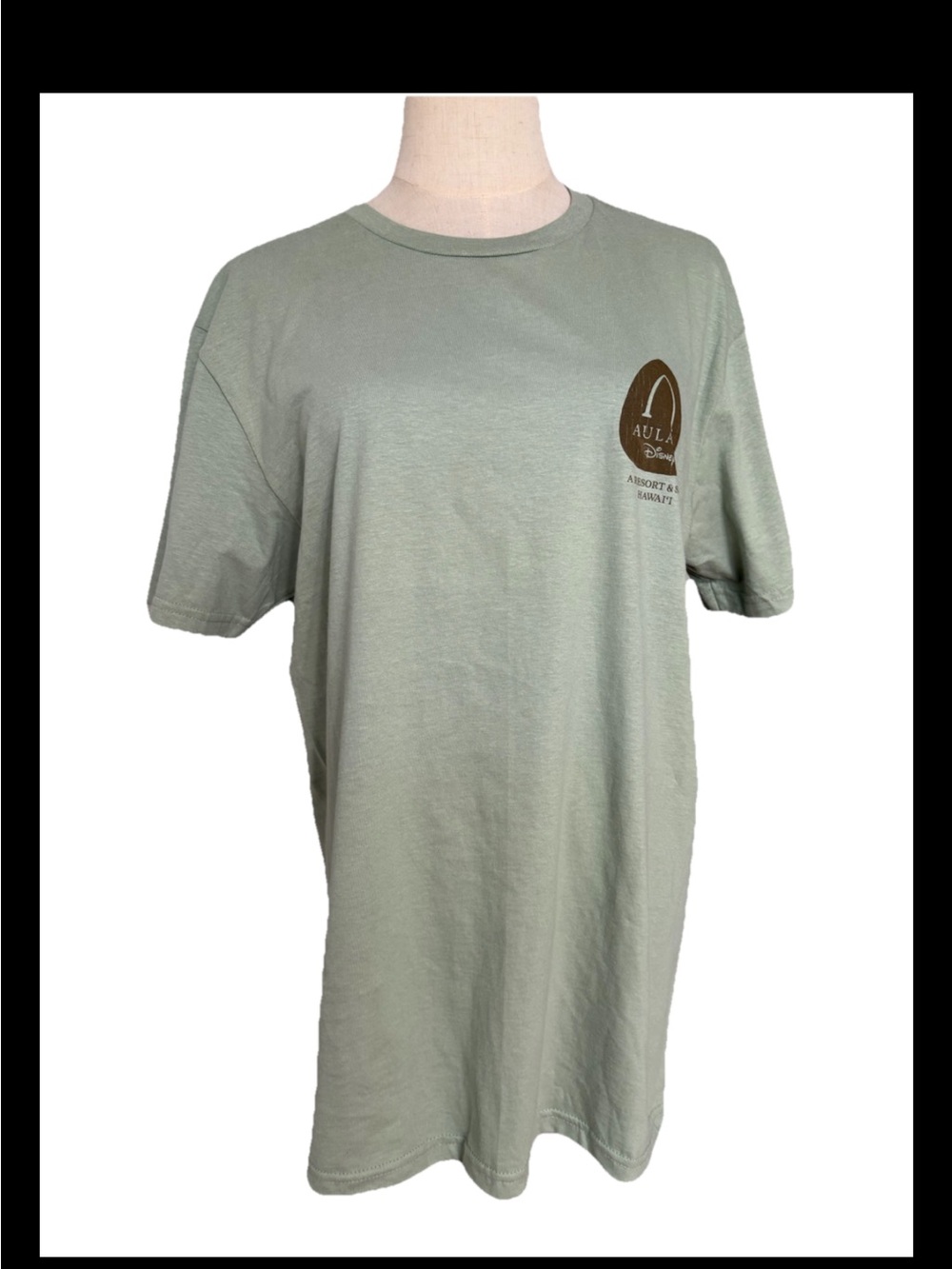 Disney Aulani medium Green Unisex T-shirt A Disney Resort & - Picture 4 of 10
